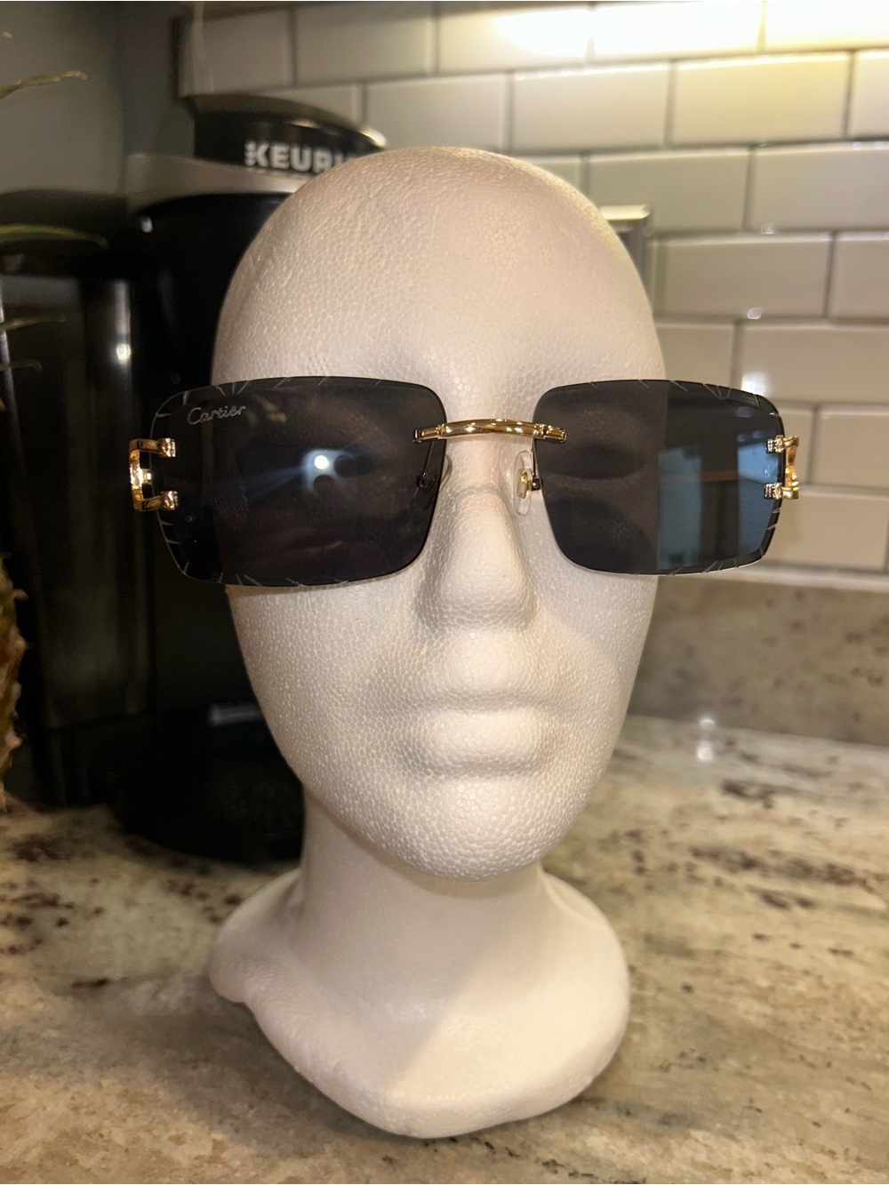 🕶️ Rimless Y2K Glasses ✨ 🧼